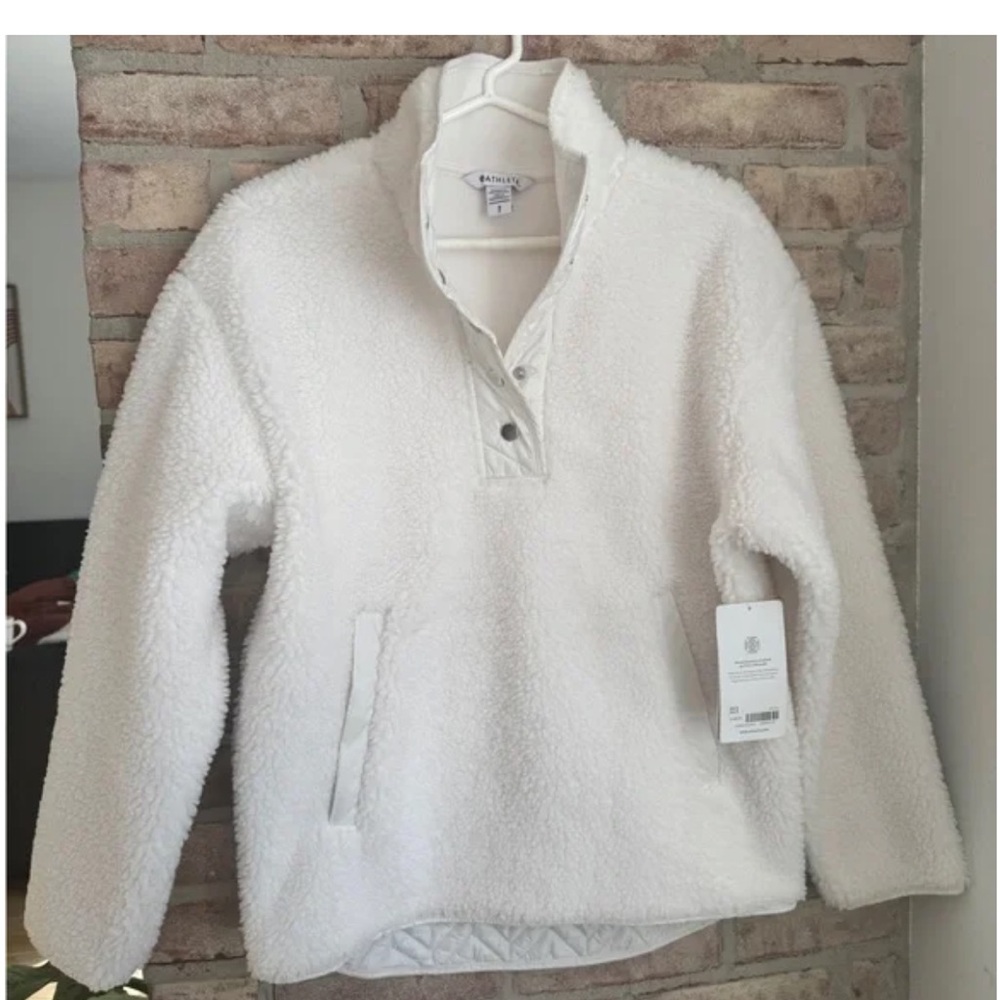 Athleta Sherpa Pullover Jacket